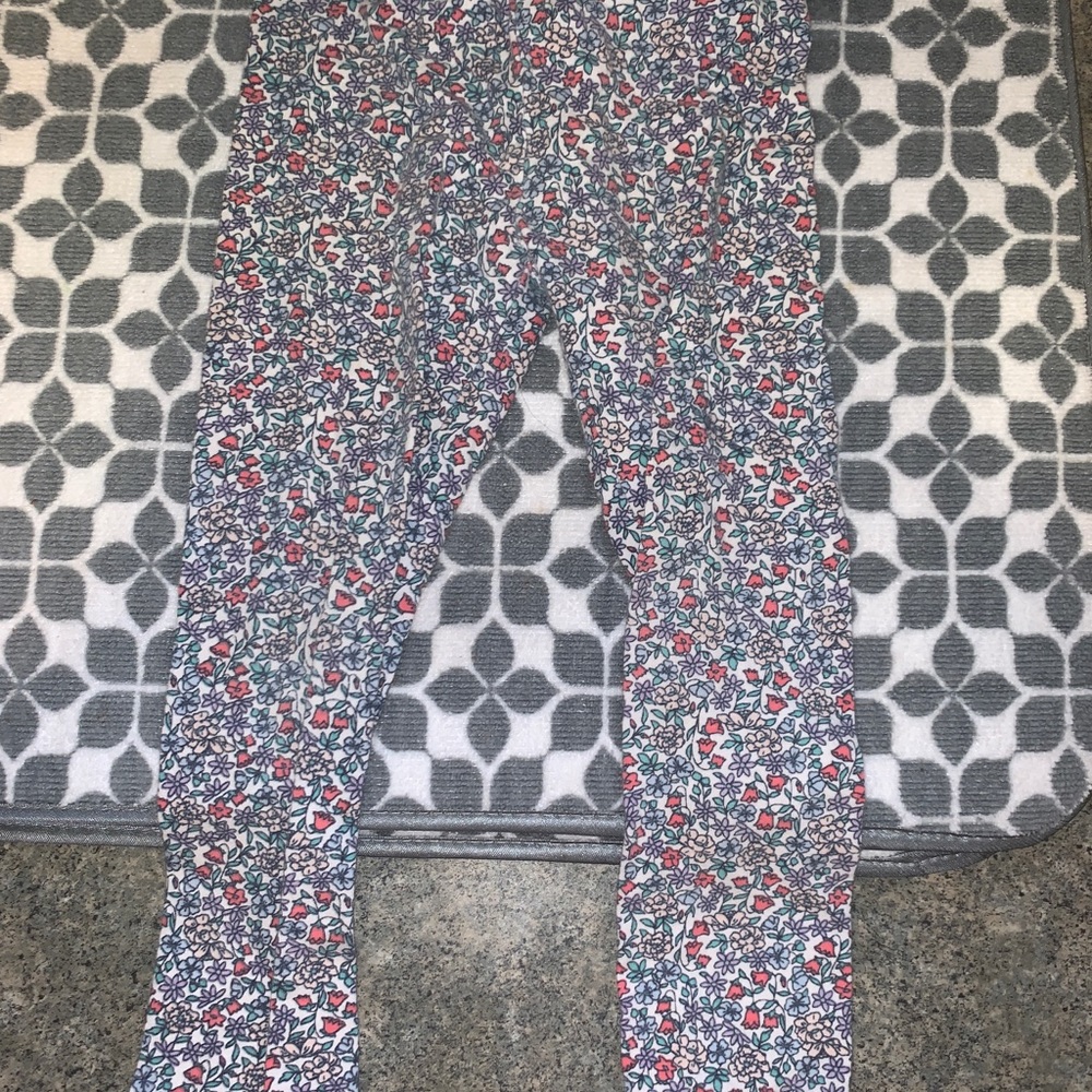 Carters floral leggings size 3t